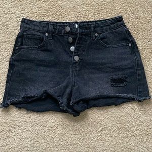 BP Black Jean Shorts